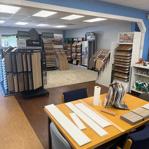 Our flooring showroom at HomeTown Floors