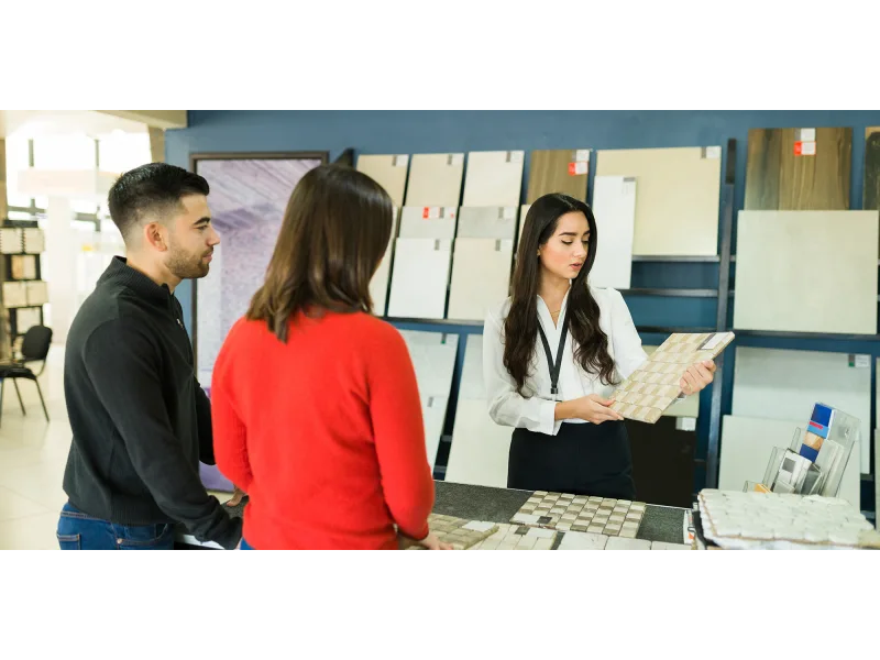 carpet installed in a church meeting room